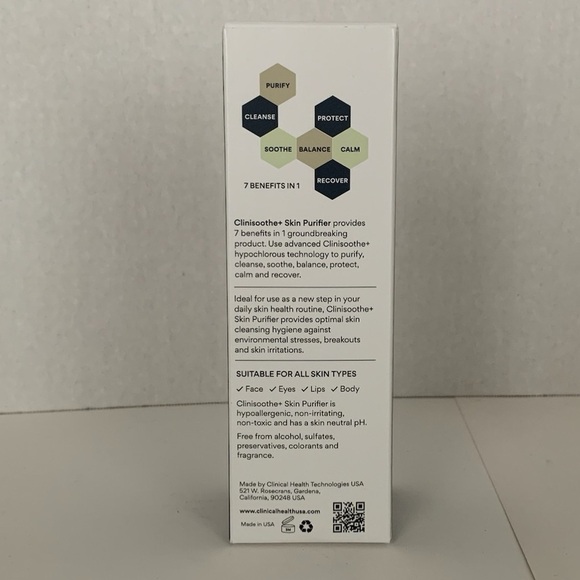 Clinisoothe+ Skin Purifier Protect Skin from Pollutant Prevent Breakouts NIB - Picture 4 of 7